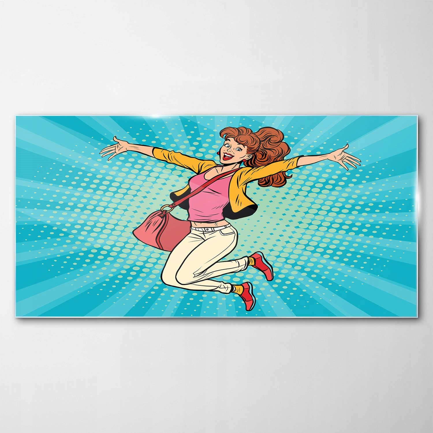 

Obraz Szklany Dekor Komiks Retro Sztuka 100x50