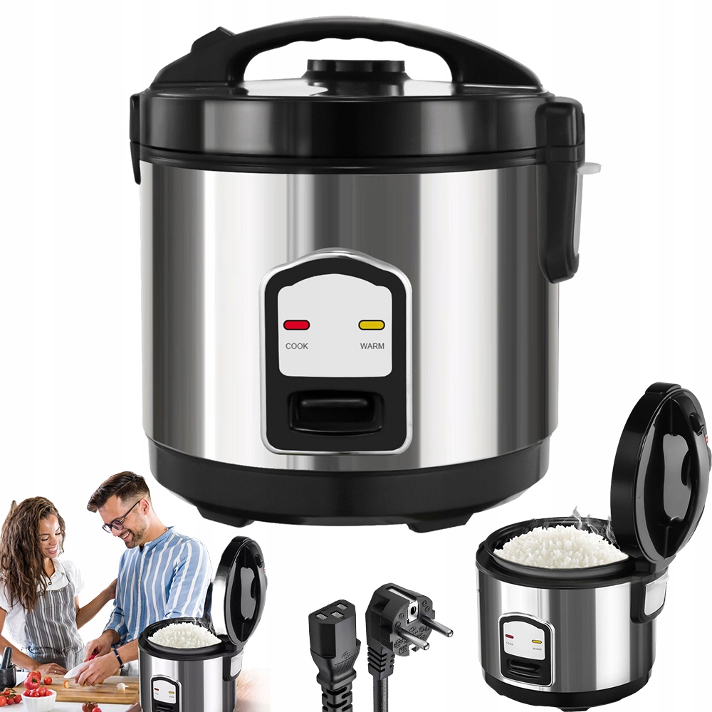 Hrnec Na Vaření Rýže Zeleniny Rýžovar Parní Hrnec Rice Cooker 2L Elektrický