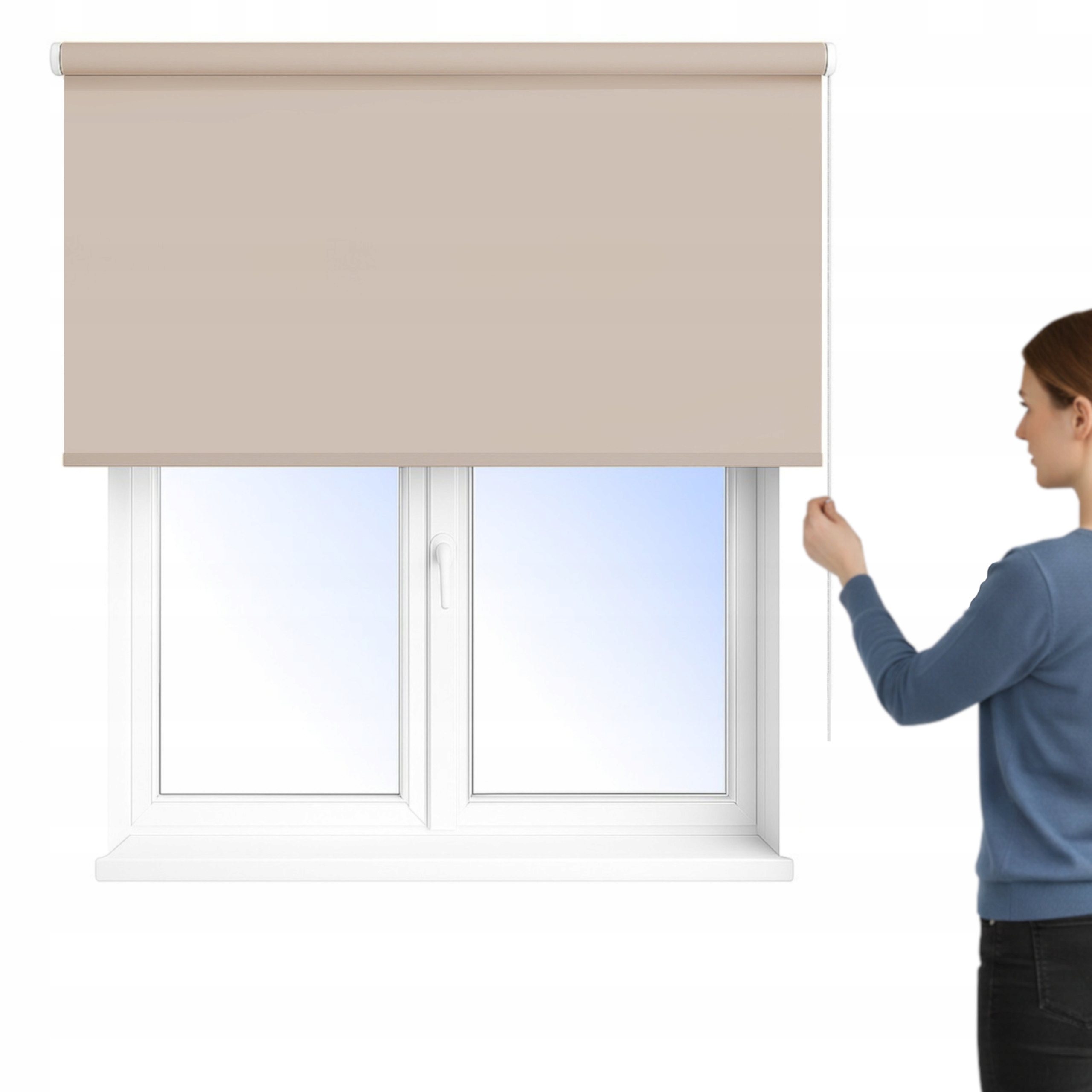 Stropní Nástěnná Roleta 25 mm Pastelové barvy Gl na míru 110 x 240 cm