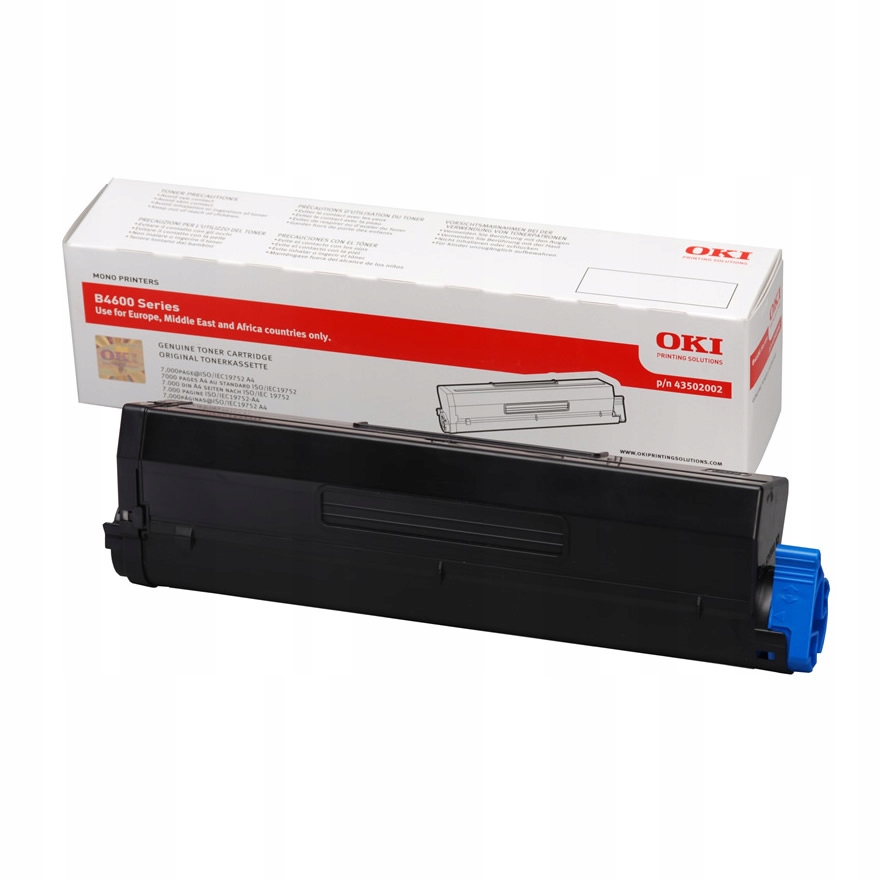 Toner Oki B4600 43502002 K Originál Black