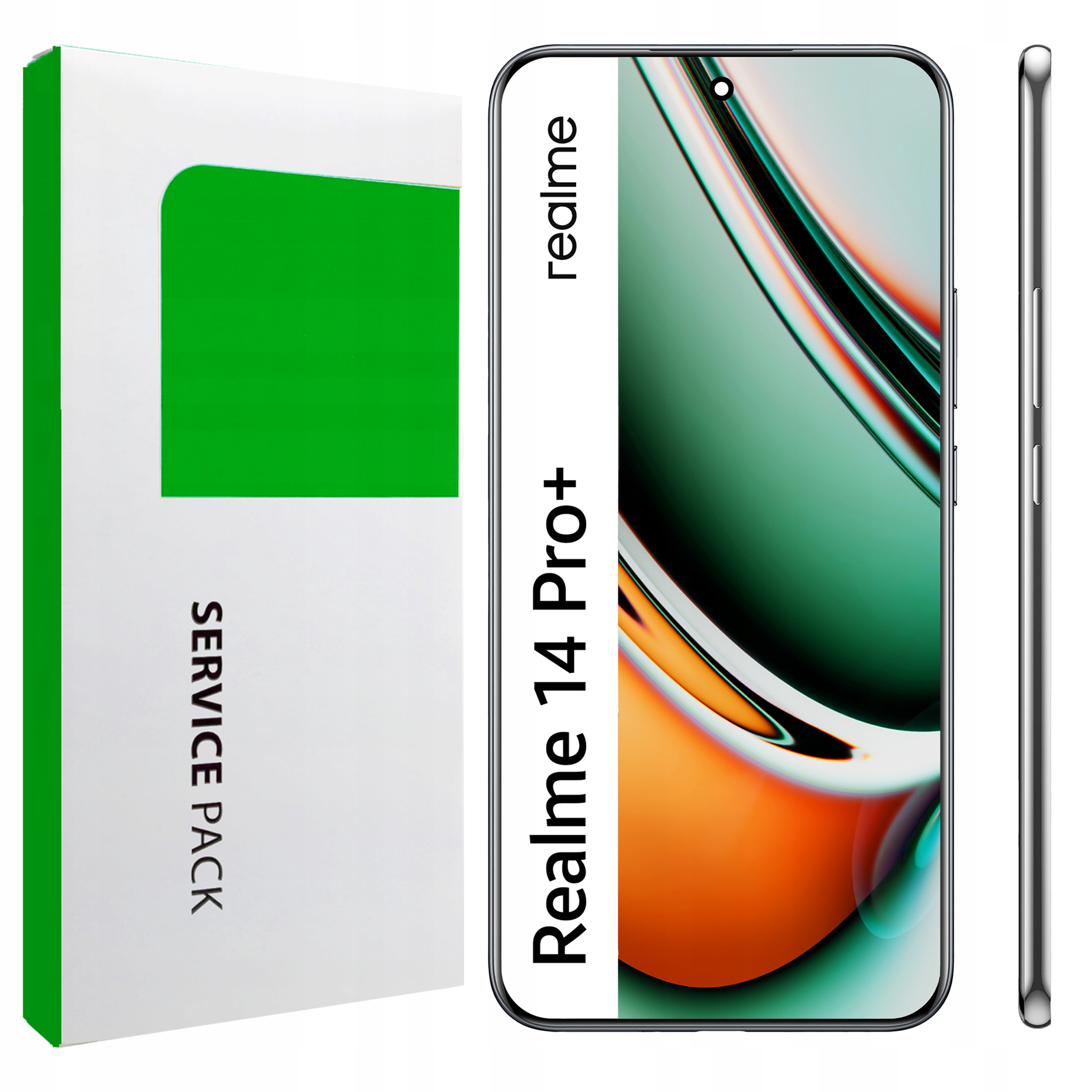 Originál Zila pre Realme 14 Pro Plus LCD Dotykový digitizér Rámček Zlatý