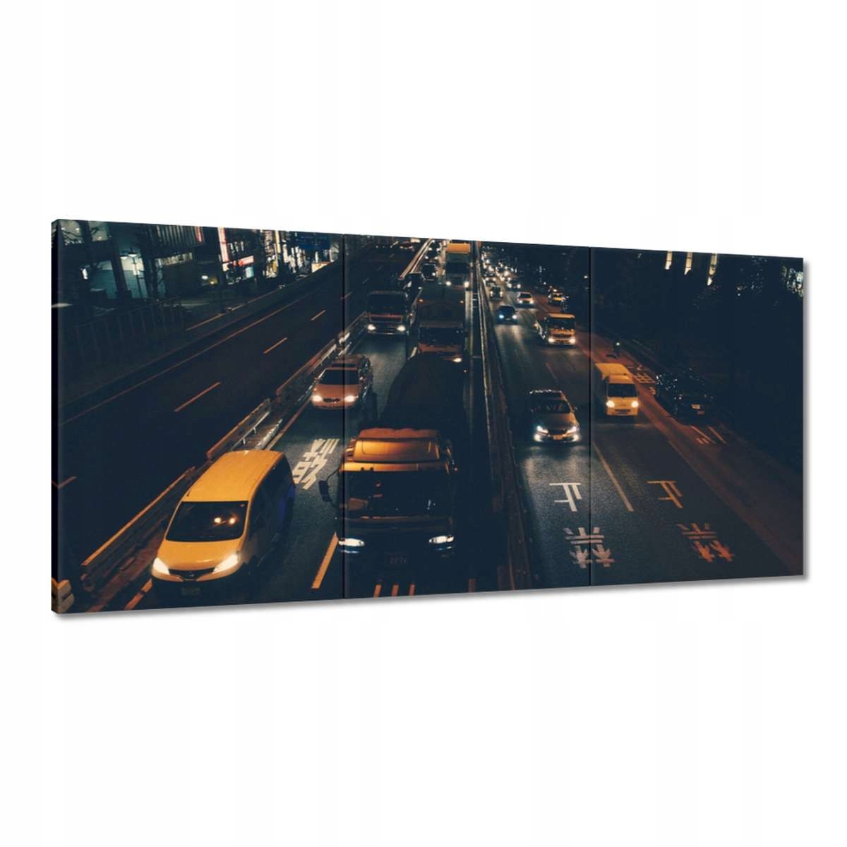 Obrazy 180x90 Nákladní automobily v noci