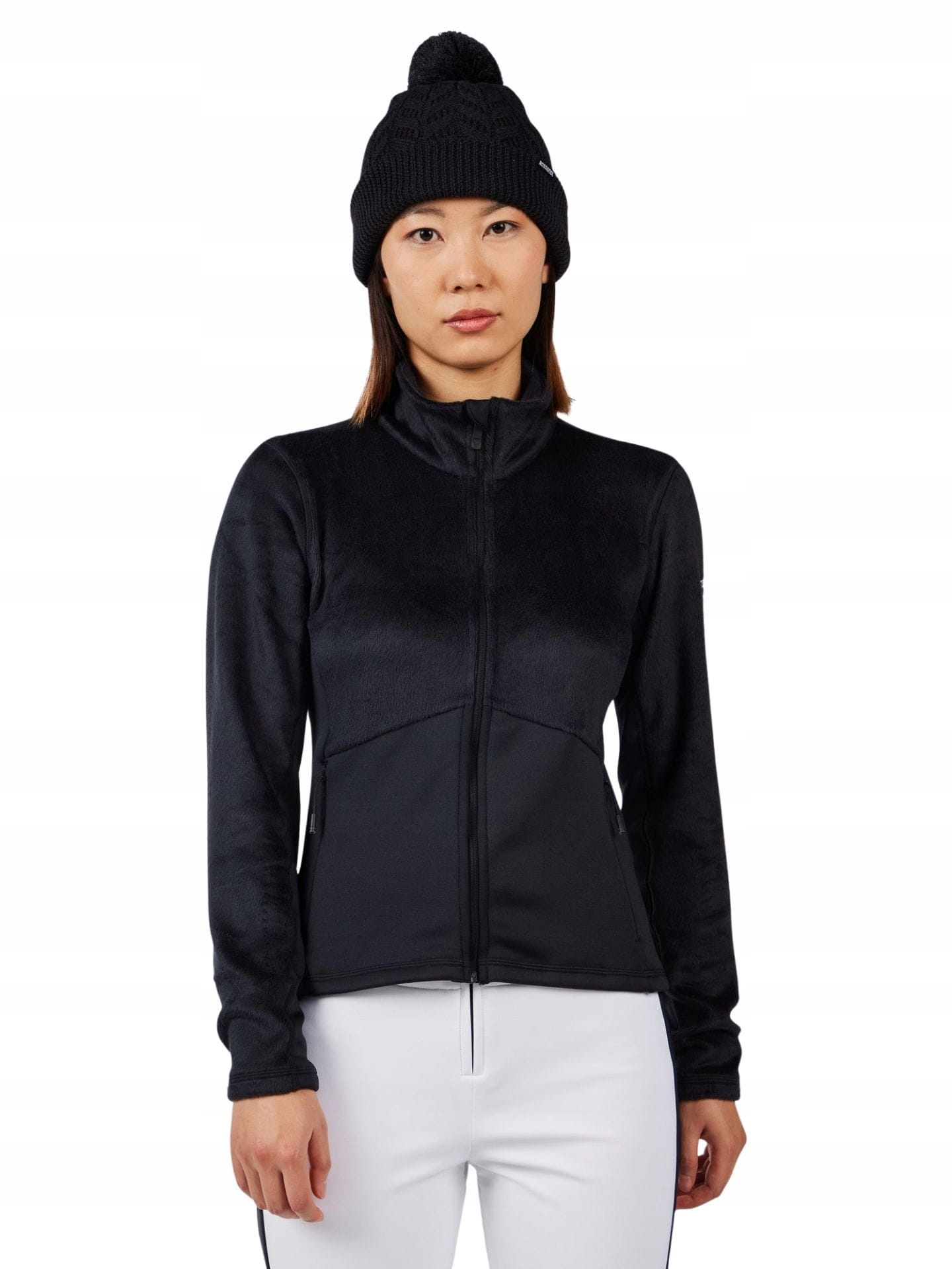 Mikina lyžařská mikina Rossignol Diretta Full-Zip Fleece Black XL
