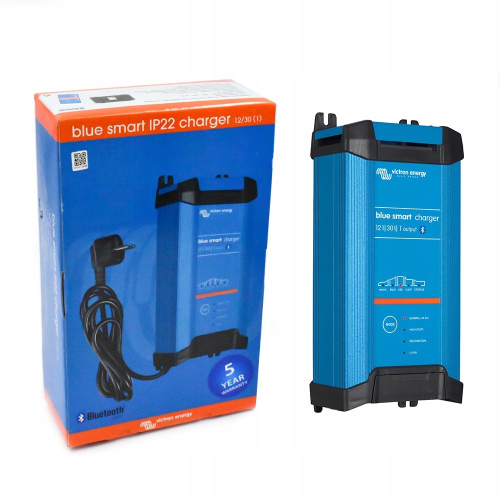 

Ładowarka Victron Blue Smart 12V 30A IP22 Agm Gel