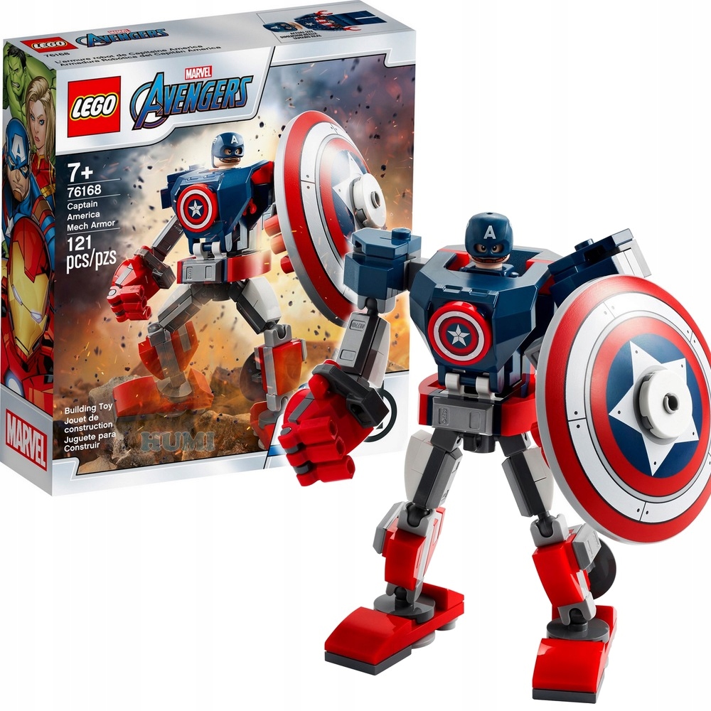

Lego Marvel Kapitan Ameryka 76168 Mech Avengers