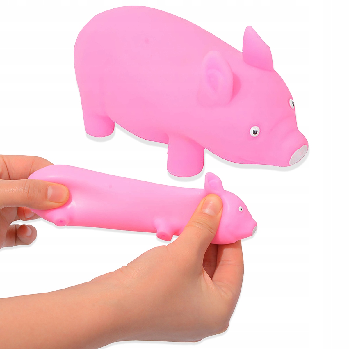 GNIOTEK ŚWINKA PIASKOWA ANTYSTRESOWA SENSORYCZNA ROZCIĄGANA PRANK KOLOR