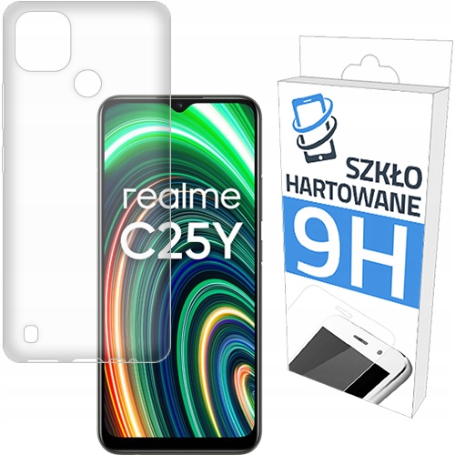 

Etui Slim Case+szkło Hartowane do Realme C25Y