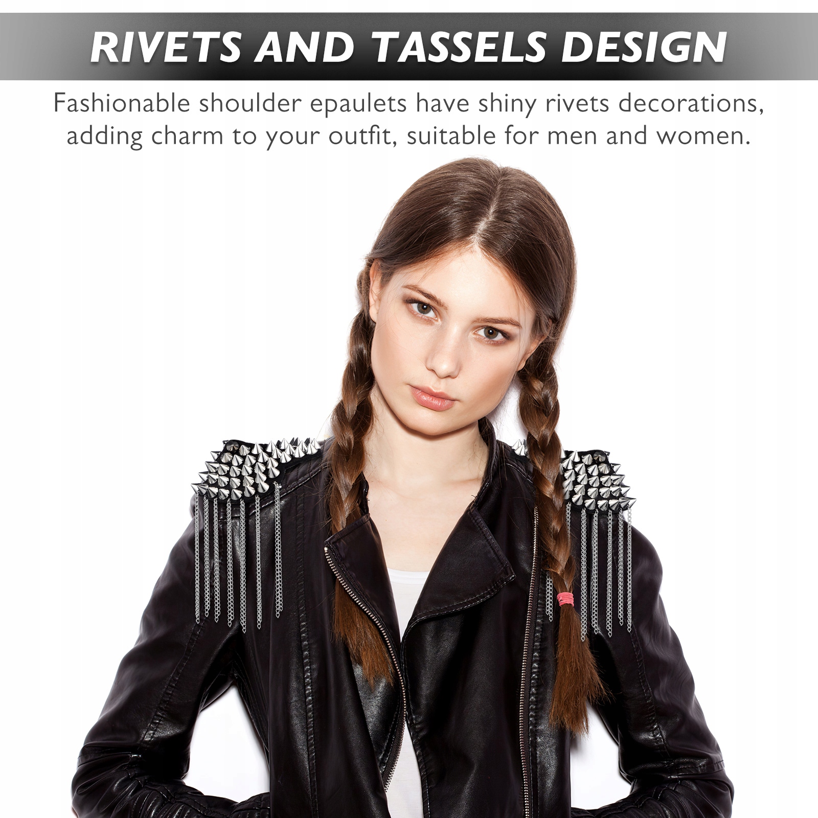 ROZETA TASIEMKA FRĘDZEL DEKORACJA KOSTIUM NA RAMIONACH Model TASSEL EPAULET