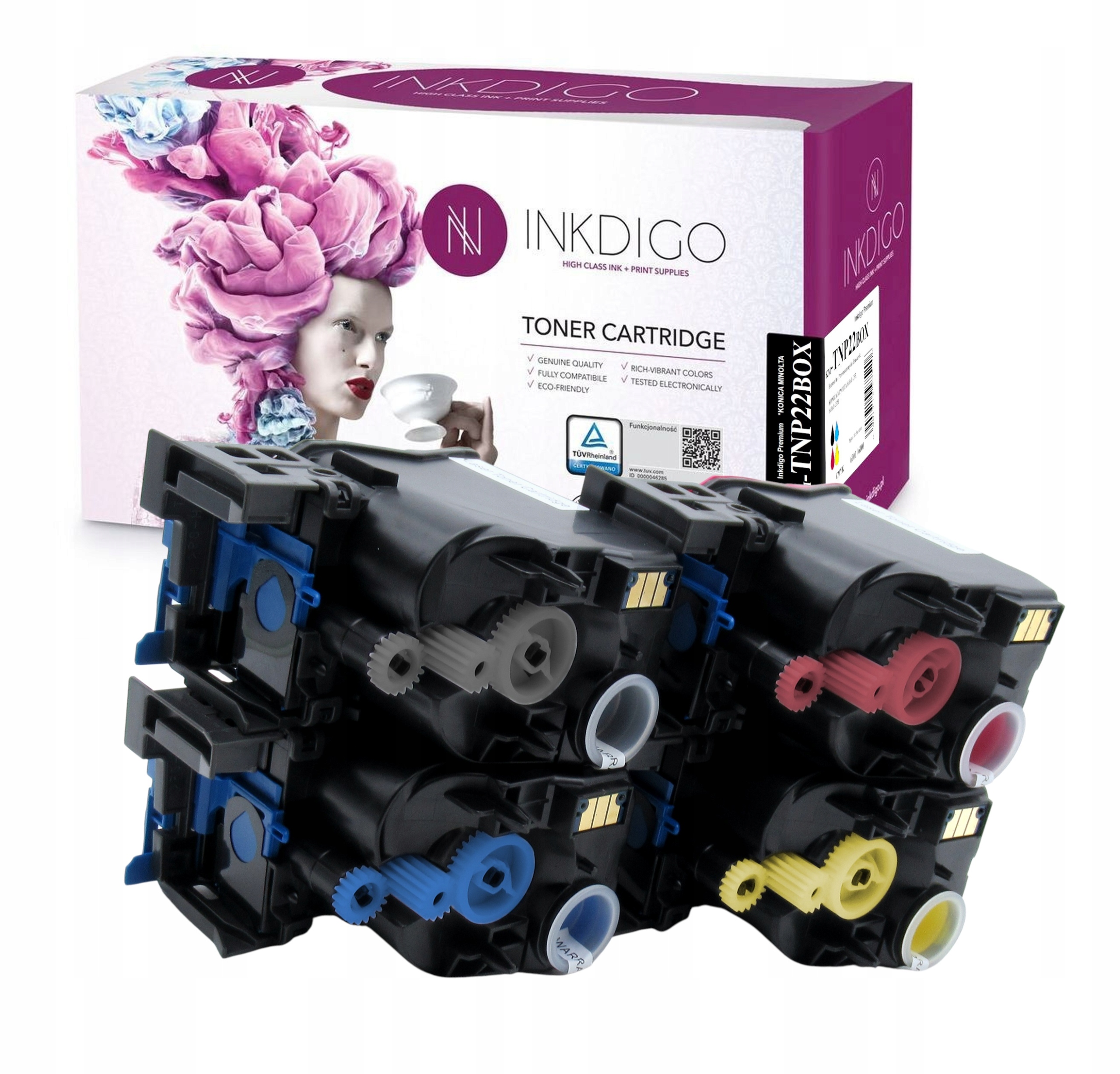 Sada náhradních tonerů TNP22 pro Bizhub C35 Cmyk