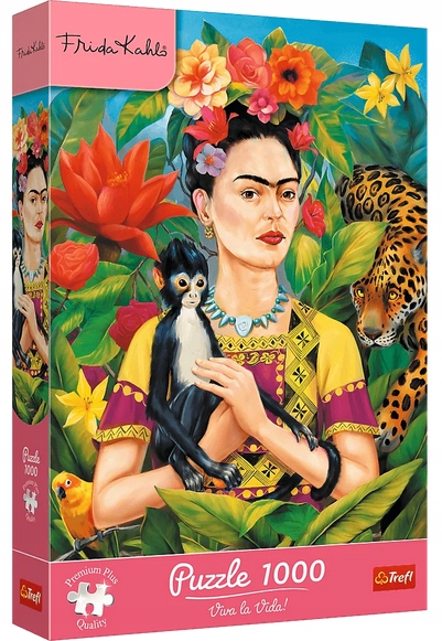 Trefl Puzzle 1000 elementów Frida Kahlo: Portret w dżungli