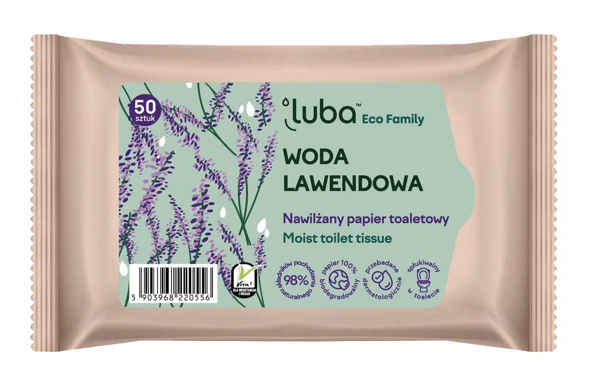 

Luba Eco Family Nawilżany Papier Toal. A'50 Z Wodą