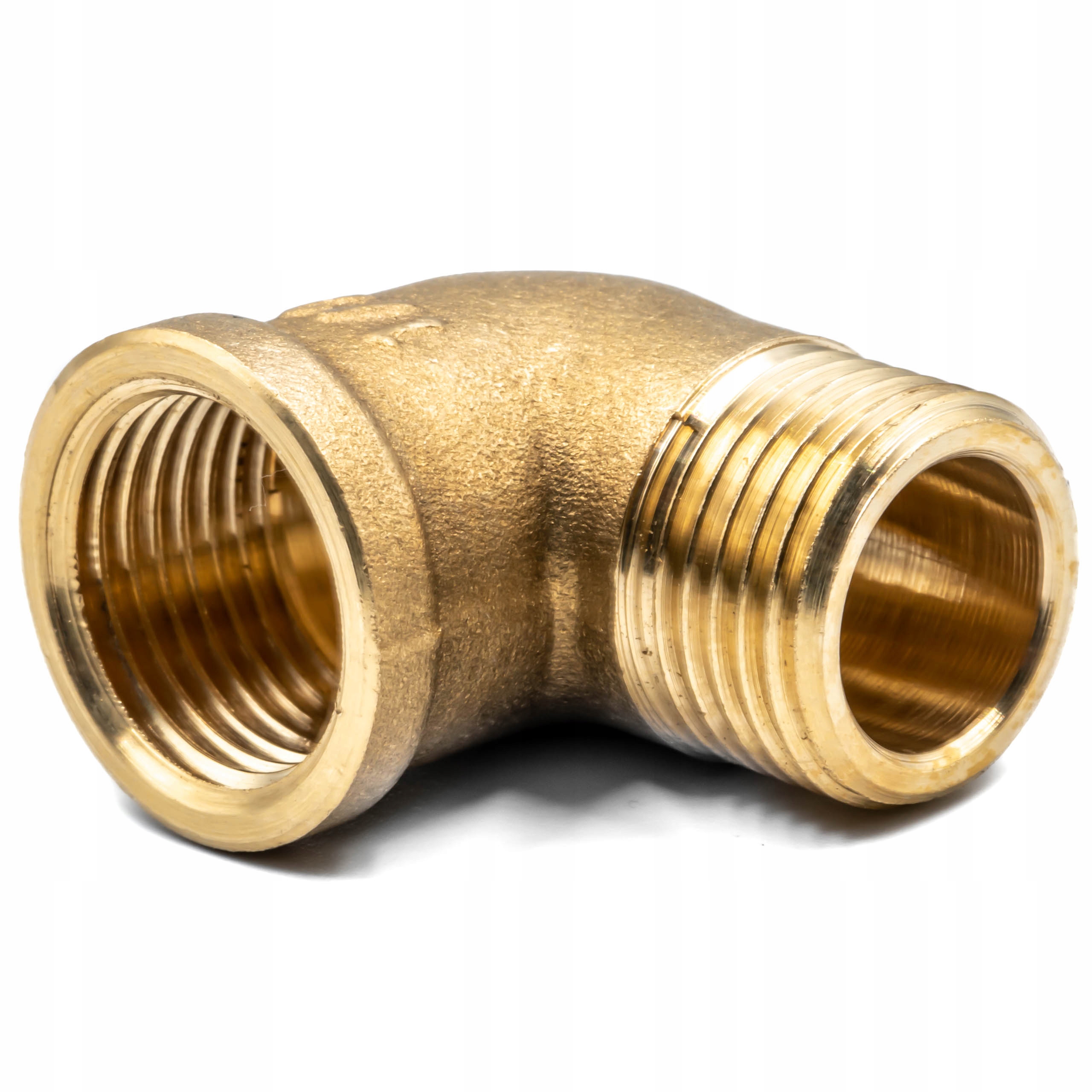 KOLANO MOSIĘŻNE WZ NYPLOWE 1/2" MOSIĄDZ MOCNE Typ kształtka