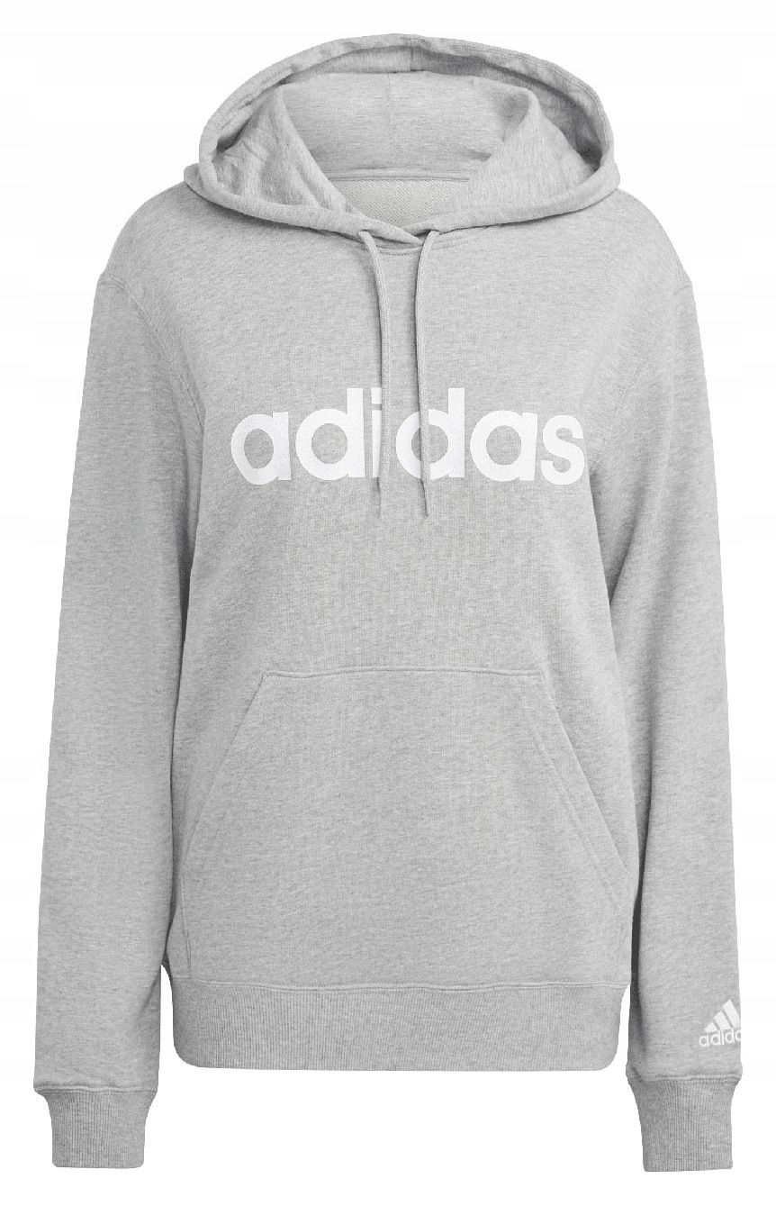 Mikina Adidas Essentials Linear šedá IC6884 vel. M