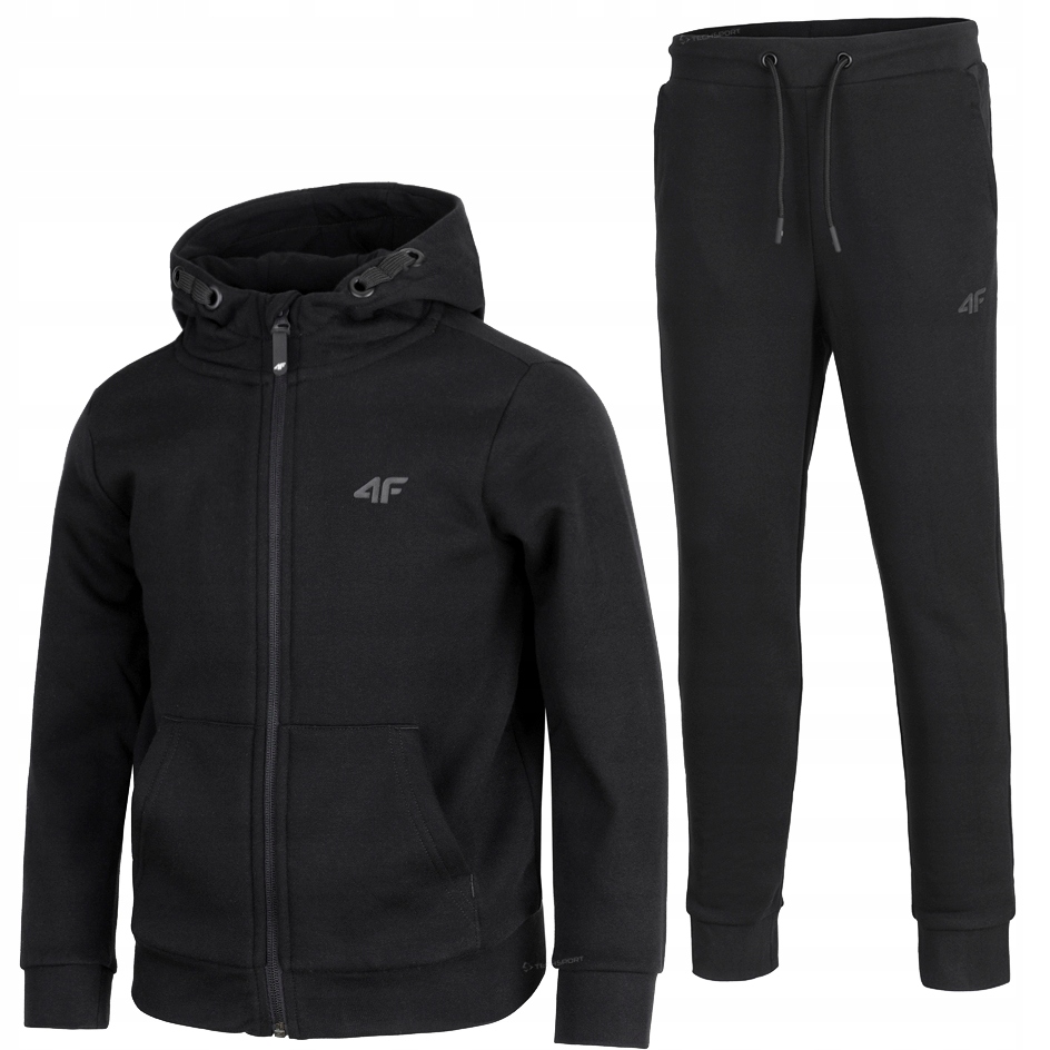 

4F Chłopięcy Dres Komplet Bluza Spodnie / 134