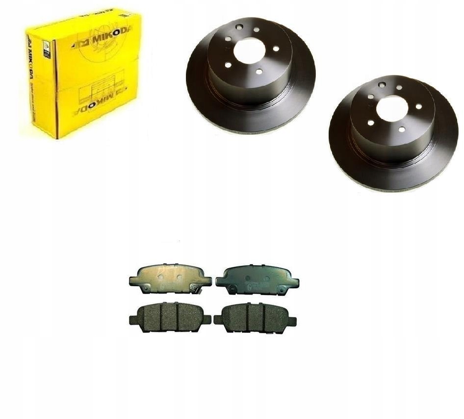 Kotouče Nissan Juke F15 2010- Zadní Sada.