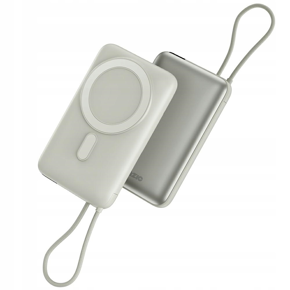 Bazic Fusion Mag 10000mAh MagSafe Wbudowany kabel USB-C PD 20W Szary