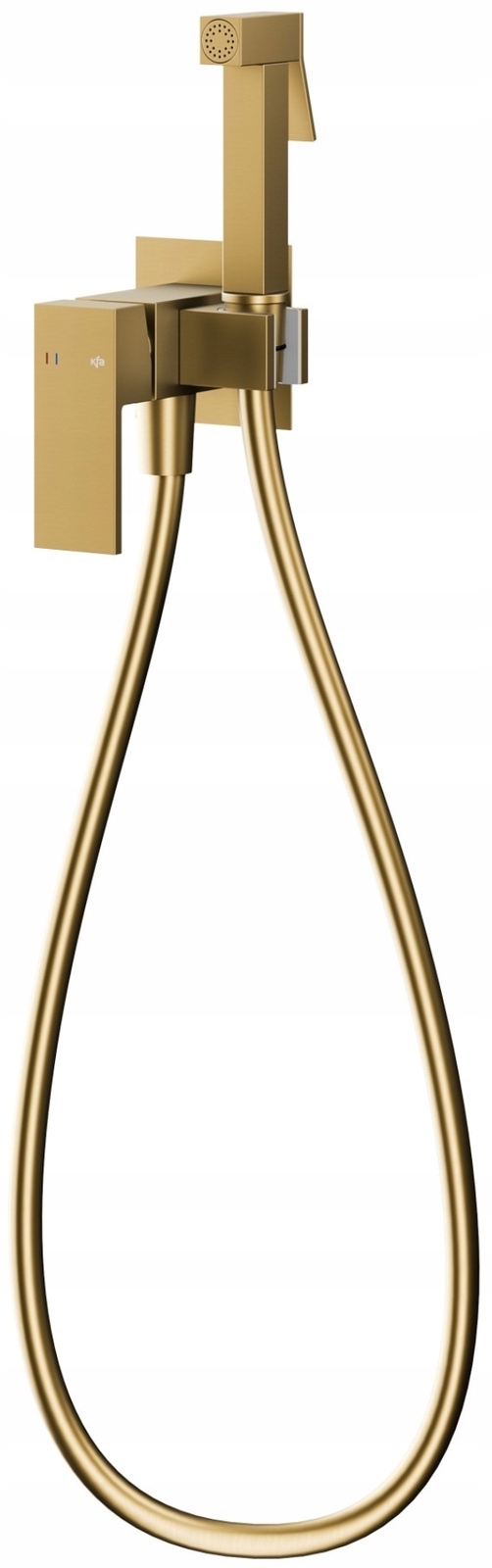 Kfa Podomietková Bidetová Batéria S Logom, Brushed Light Gold Pvd