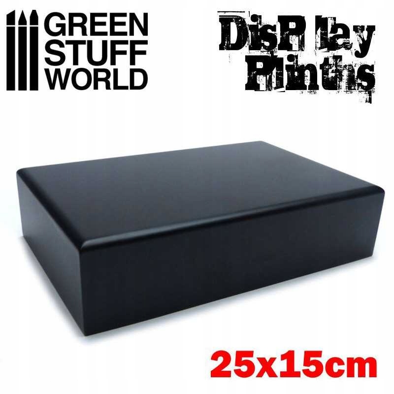 Gsw 1810 Rectangular Plinth 25x15 cm Lacquered Black (podstawka)