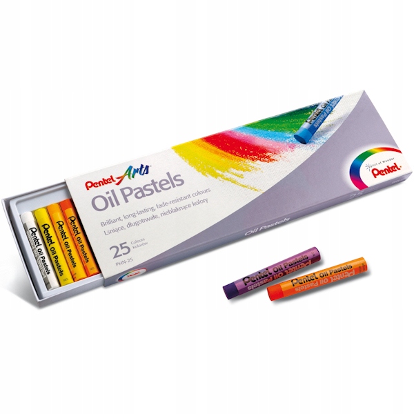 

Pastele olejne, kredki pastelowe Pentel