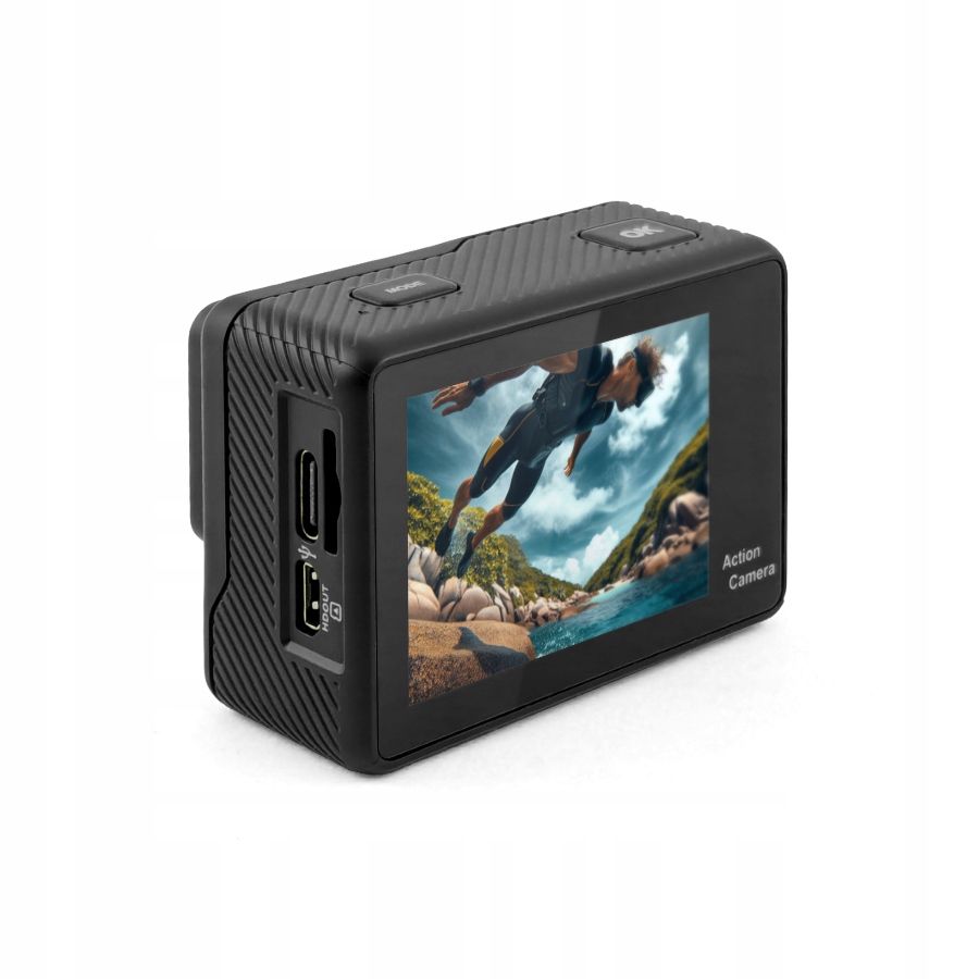 Kamera Sportowa 4K UHD 60FPS Akcesoria WiFi USB-C Pilot Wodoodporna Gomedia Marka GOMEDIA