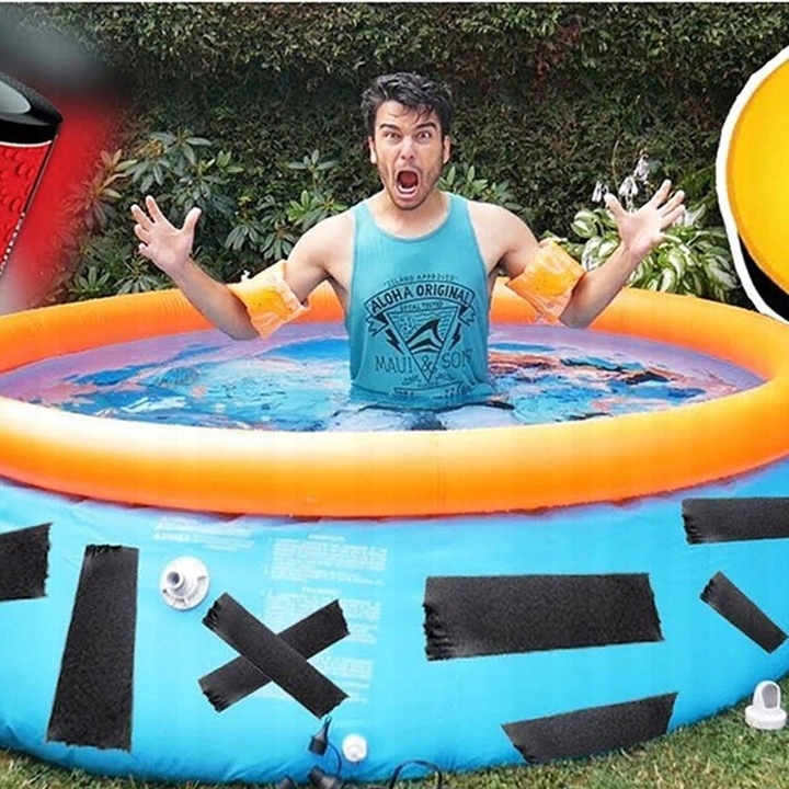 TAŚMA ŁATKI ZESTAW NAPRAWCZY DO BASENU MOCNA 1,5M Wysokość 1 cm