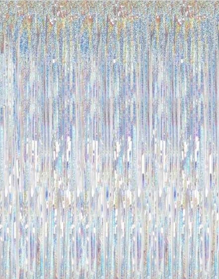 

Kurtyna Party Holo Urodziny Sylwester 90x250 cm