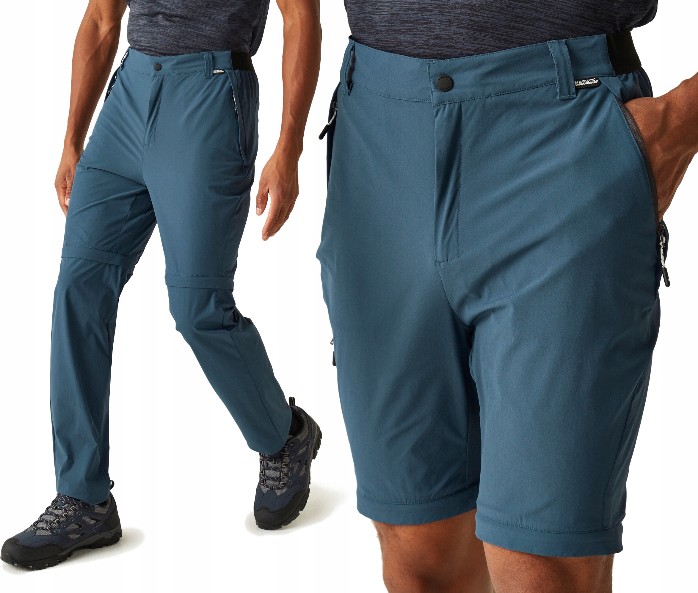 Turystyczne spodnie Regatta z odpinanymi nogawkami 2w1 RMJ307R ZV7 Uk 38