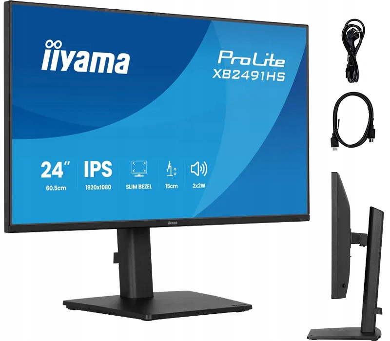 Monitor iiyama ProLite XB2491HS-B1 24" Ips Led (hdmi, Dp) 1ms 120Hz