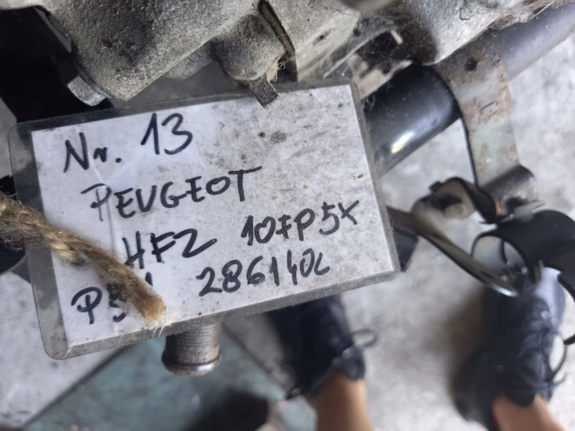 Двигатель peugeot 206 hfz 10FP5X 1.1
