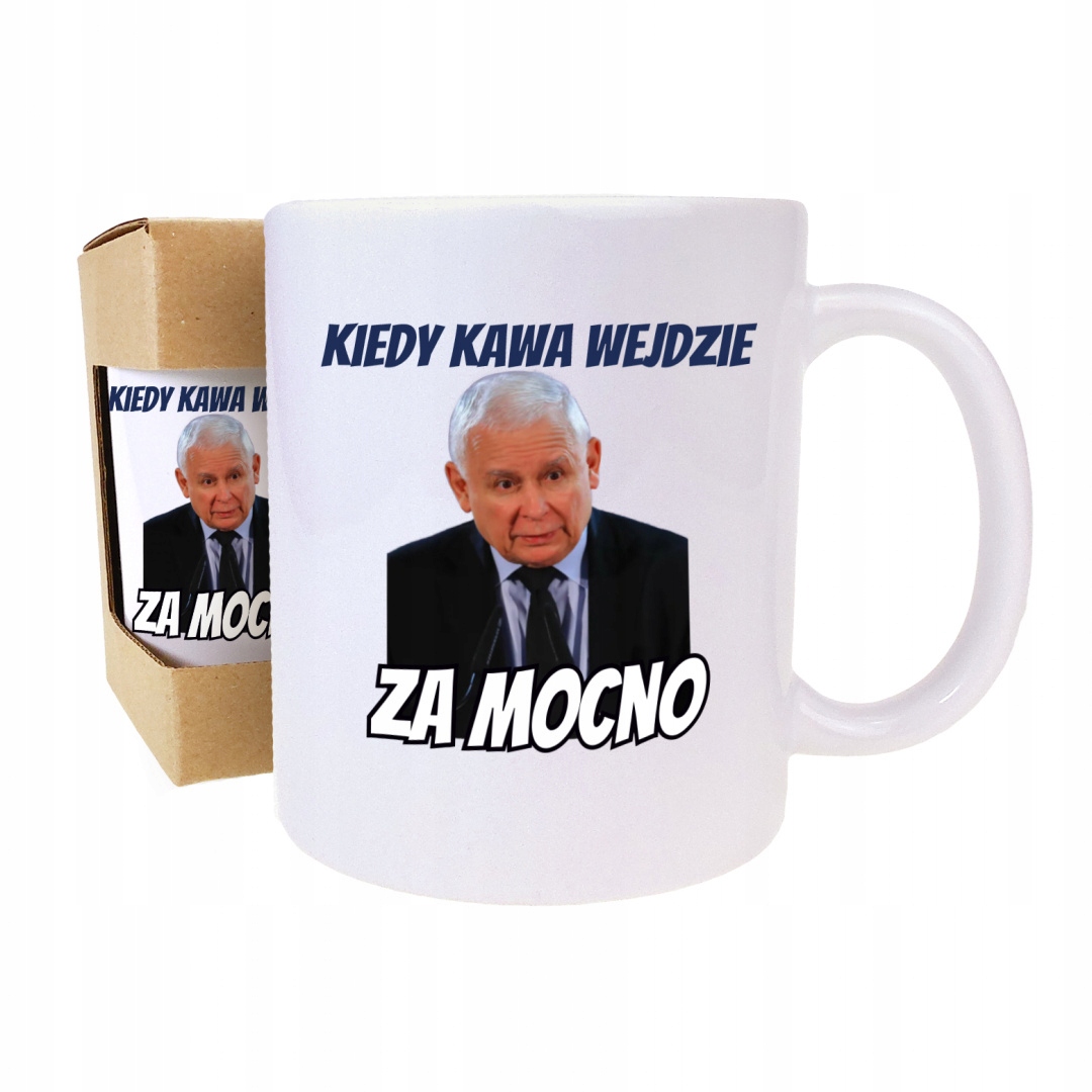 

Kubek śmieszny prezes Pis Kaczyński gadżet