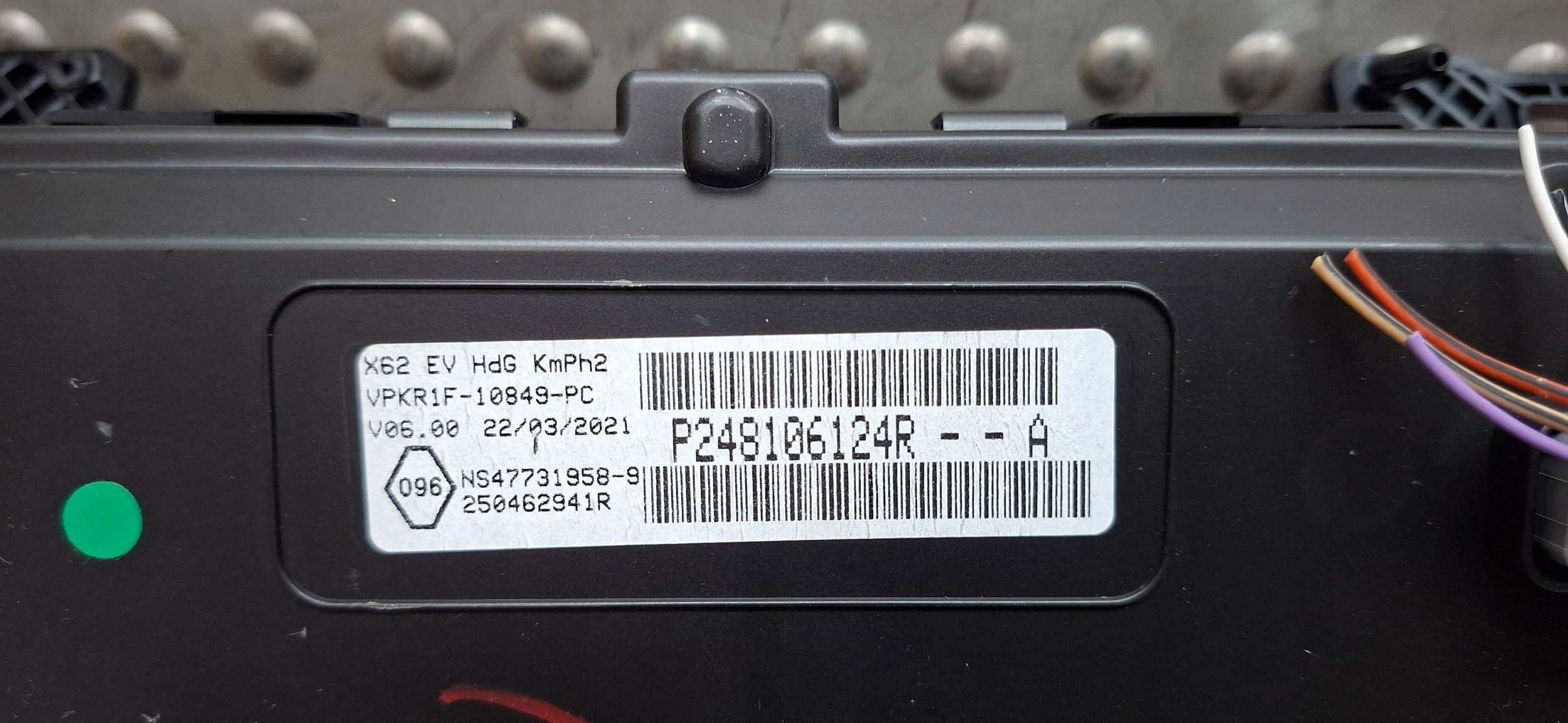dials 248106124R RENAULT MASTER IV Z.E 2021