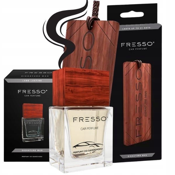 Fresso Signature Man Perfum 50ml zawieszka Zapach do samochodu
