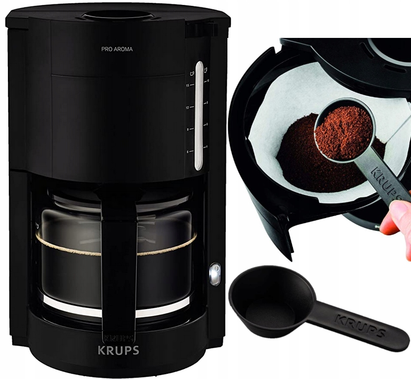 

Krups Ekspres przelewowy F30908 1,25l Czarny