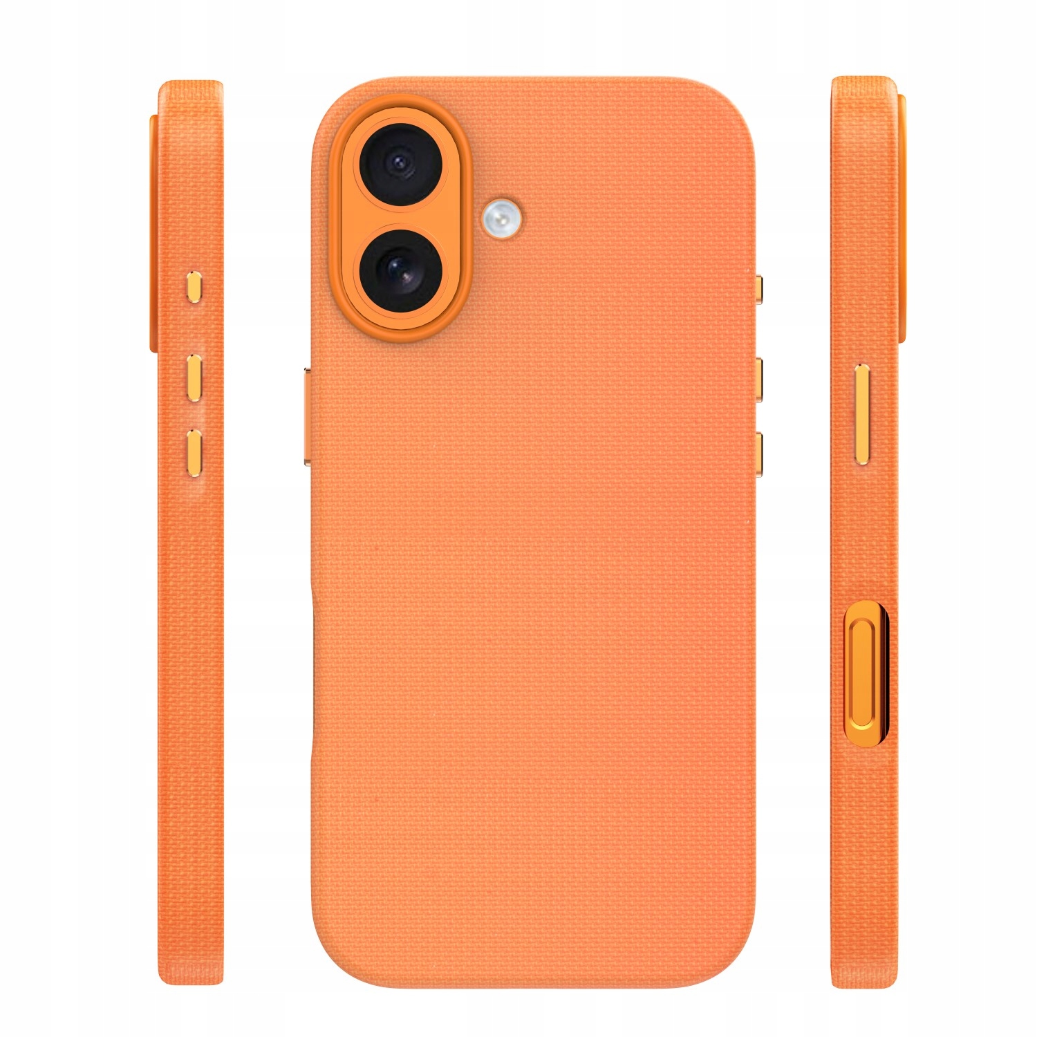 Pouzdro pro iPhone 16 kompatibilní s Magsafe, oranžové, barva telefonu