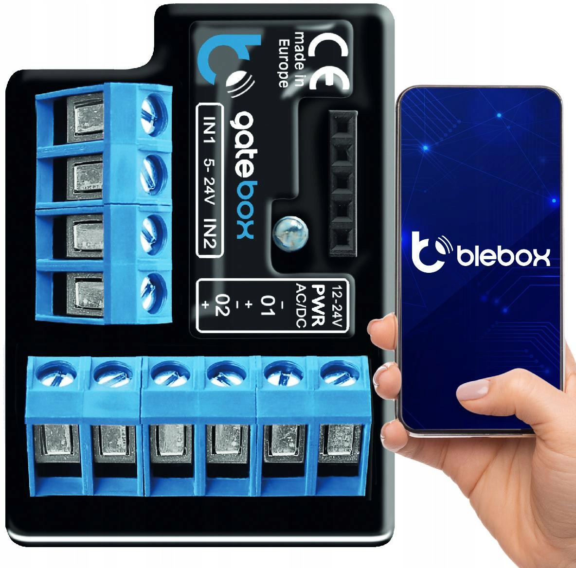 Ovladač Blebox GateBox WiFi pro brány a dveře