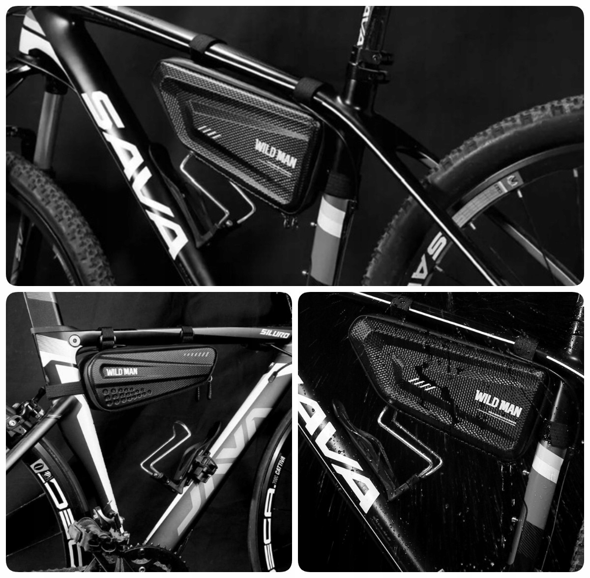 SAKWA NA ROWER SAKWA ROWEROWA POD RAMĘ WODOODPORNA Waga 175 g