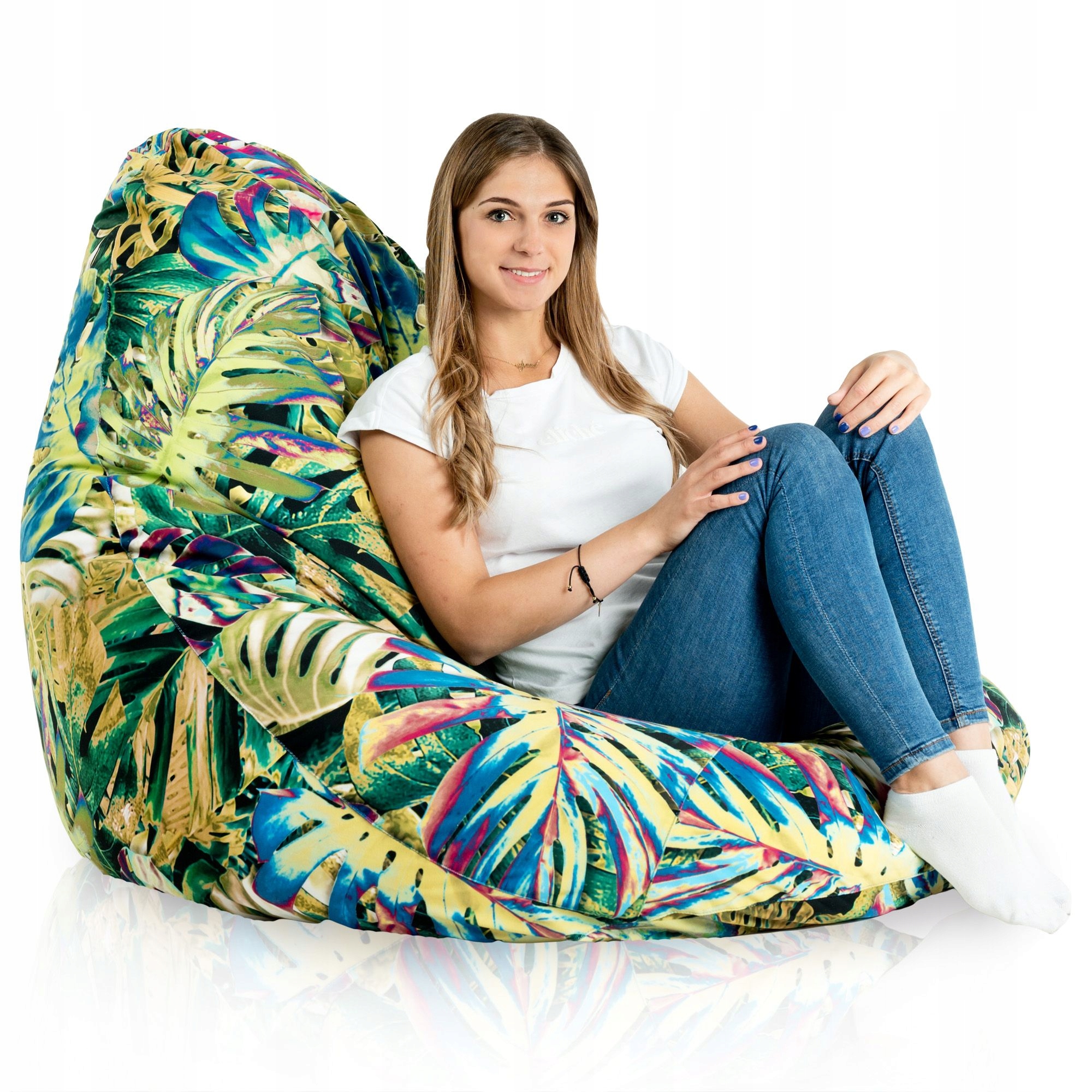 Sedací vak Sako Drop XXL křeslo Tropic