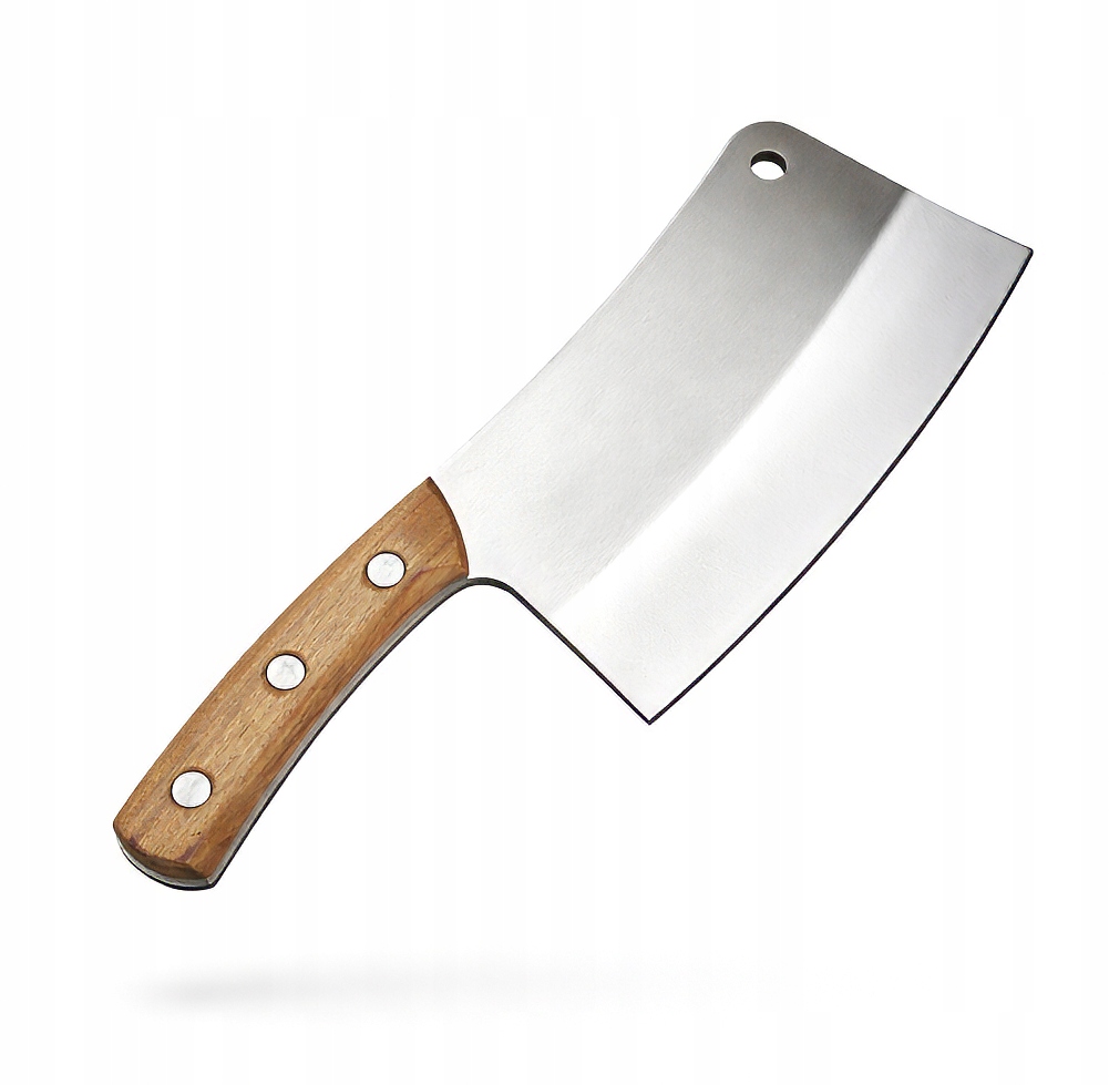 Nůž Šéfa Sekáček Na Maso Zeleniny Ostrý Silný Na Rozštípání Kostí 20 CM