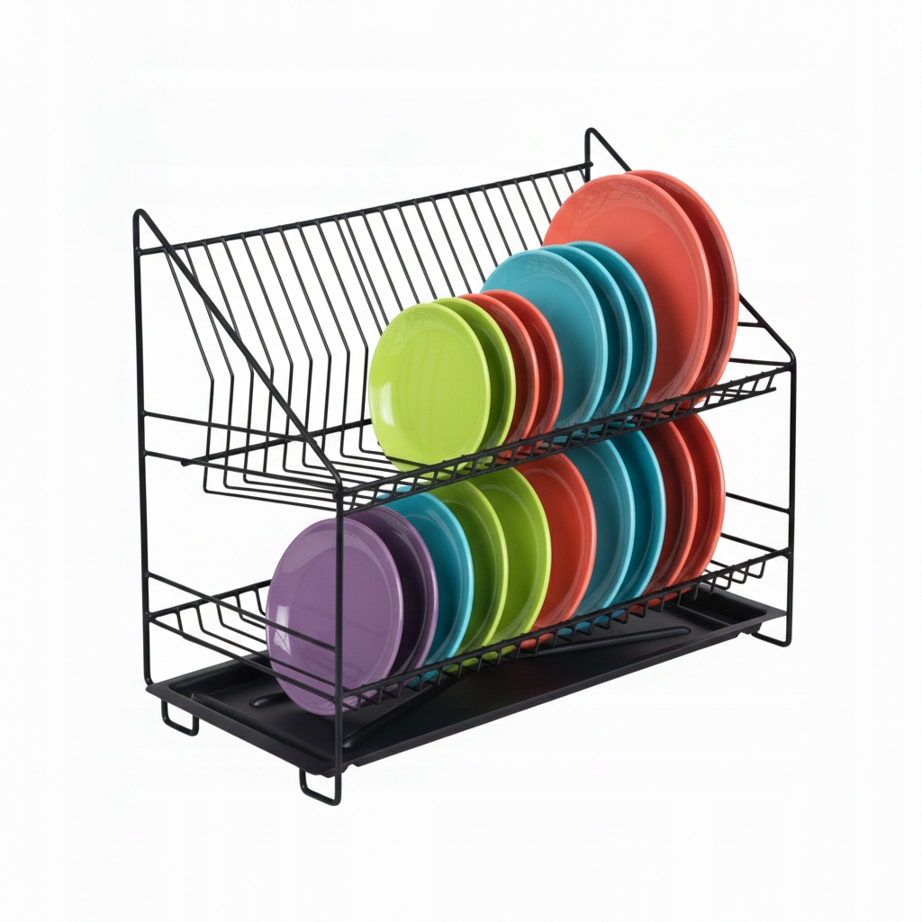 Suszarka Do Naczyń OCIEKACZ DWUPOZIOMOWA OSĄCZARKA ociekarka