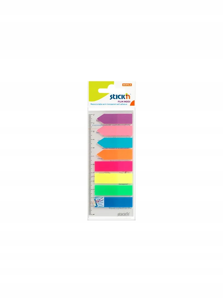 

Zakładki indeksujące 8 kol neon x 25 szt Stick'n