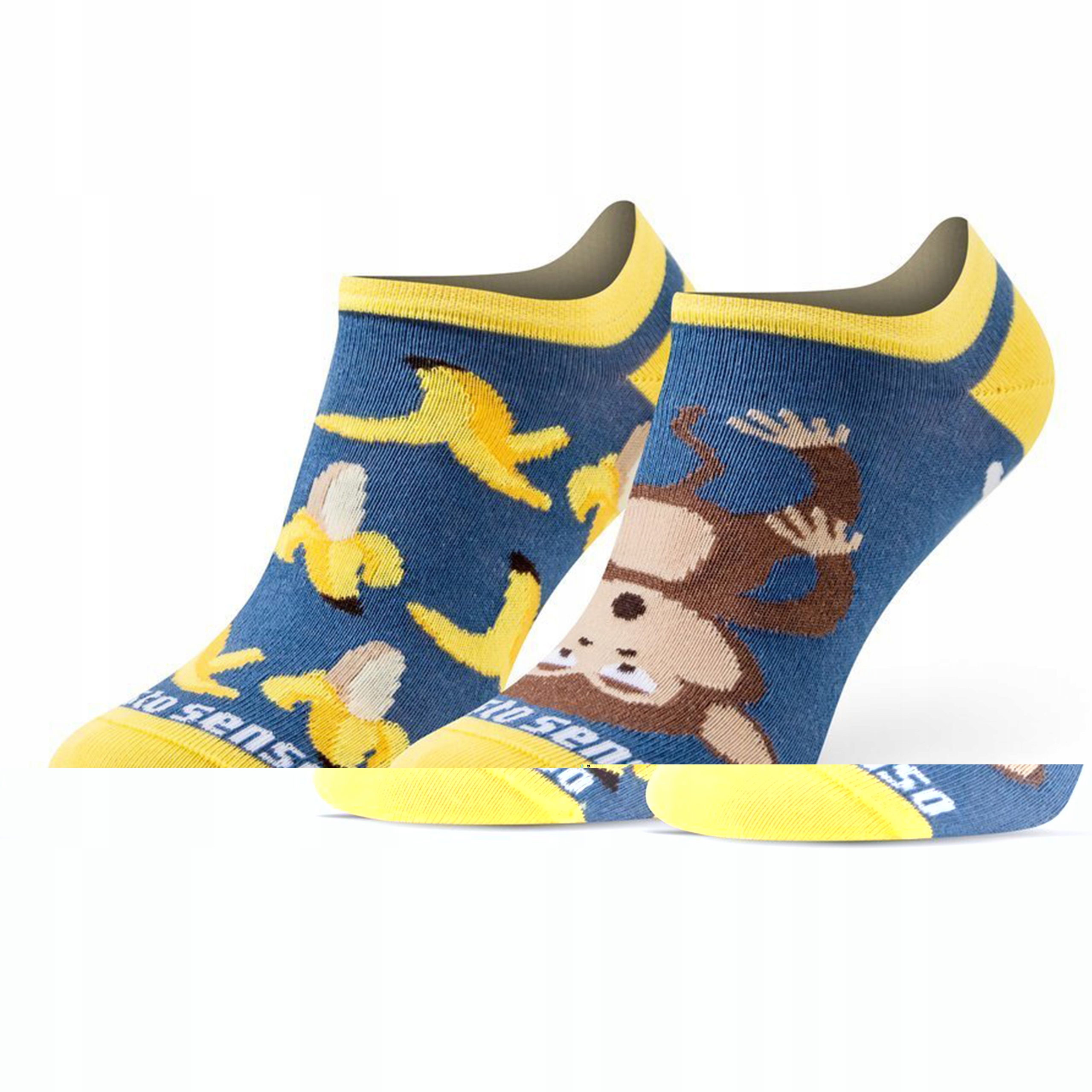 Kolorowe stopki CASUAL nie do pary Sesto Senso Rozmiar 43-46