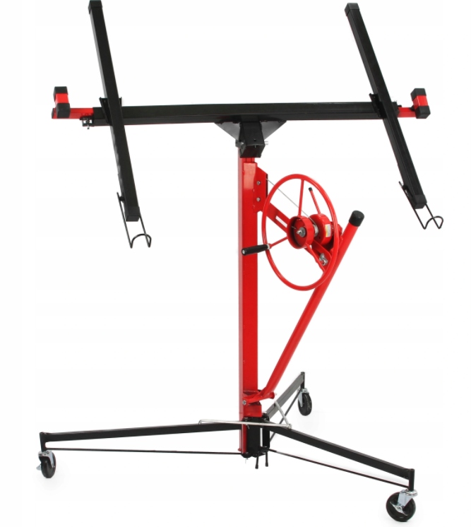 PODNOŚNIK DO PŁYT GIPSOWYCH GK OSB STOJAK DO REGIPSU GIPSOWO-KARTONOWYCH Maksymalny ciężar płyty 68 kg
