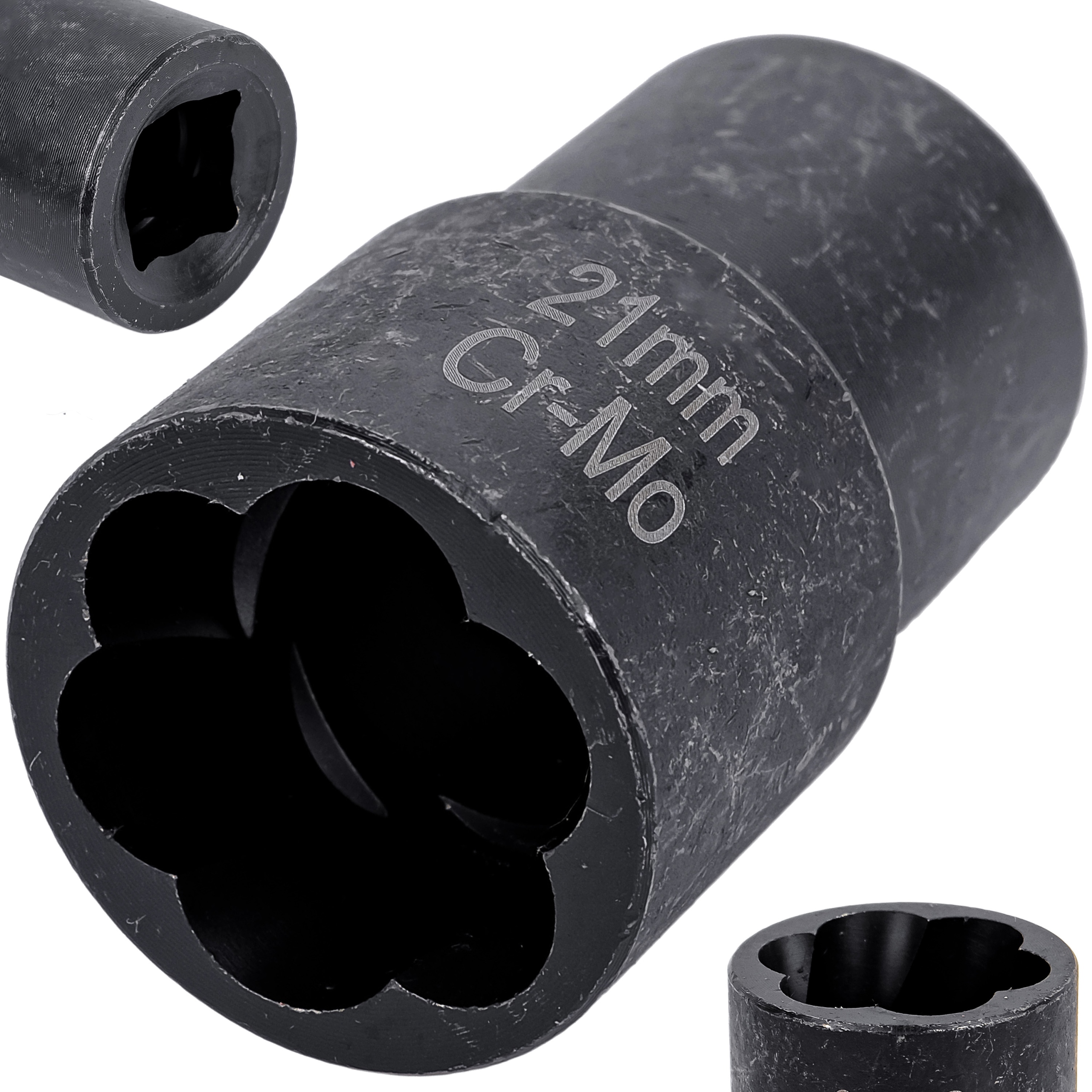 Nasadka Do Obrobionych Uszkodzonych Zerwanych Śrub Mocna Crmo 1/2" 21MM