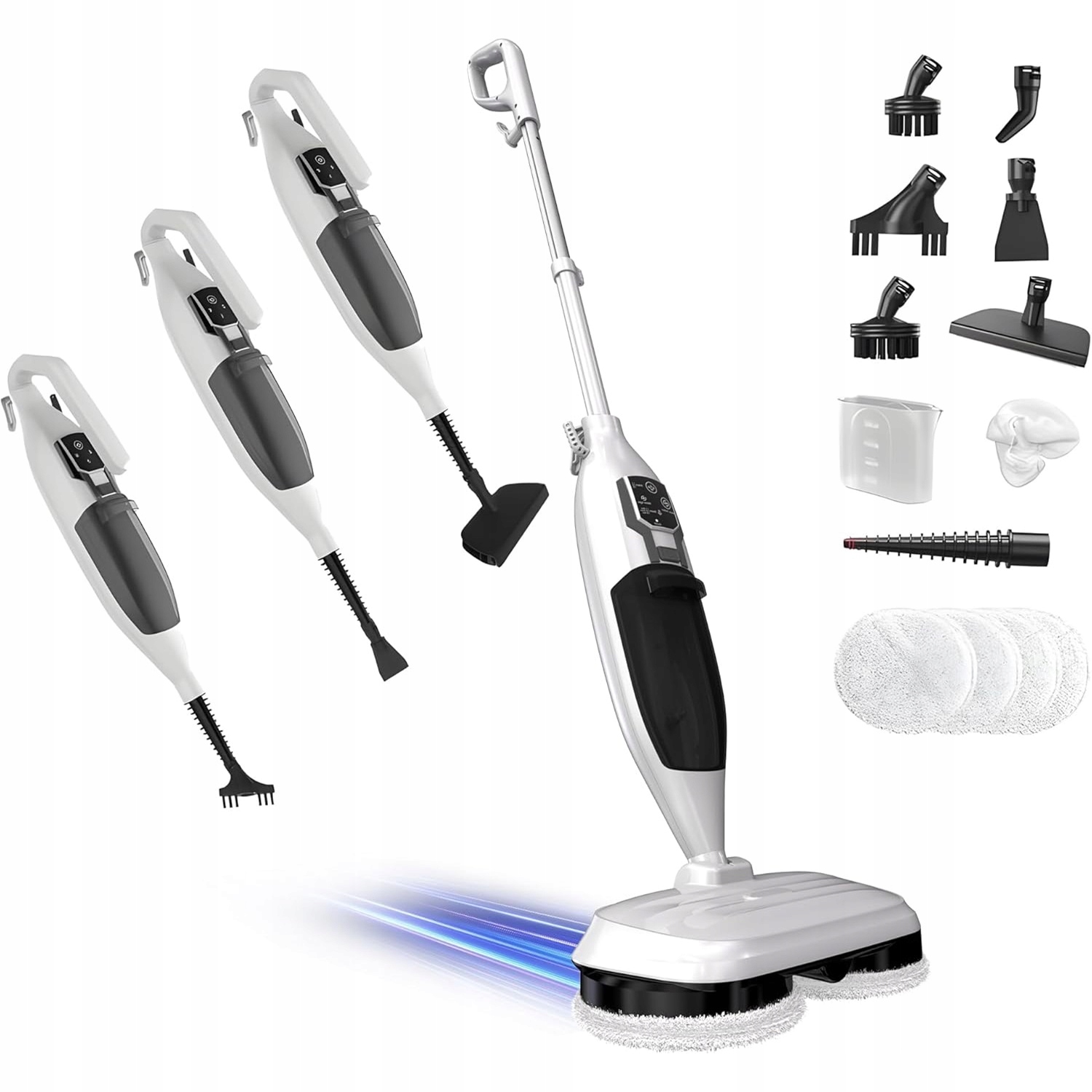 Parný mop Multifunkčný parný čistič 1300W 13v1 Tryska s padmi 3Bar 1300w