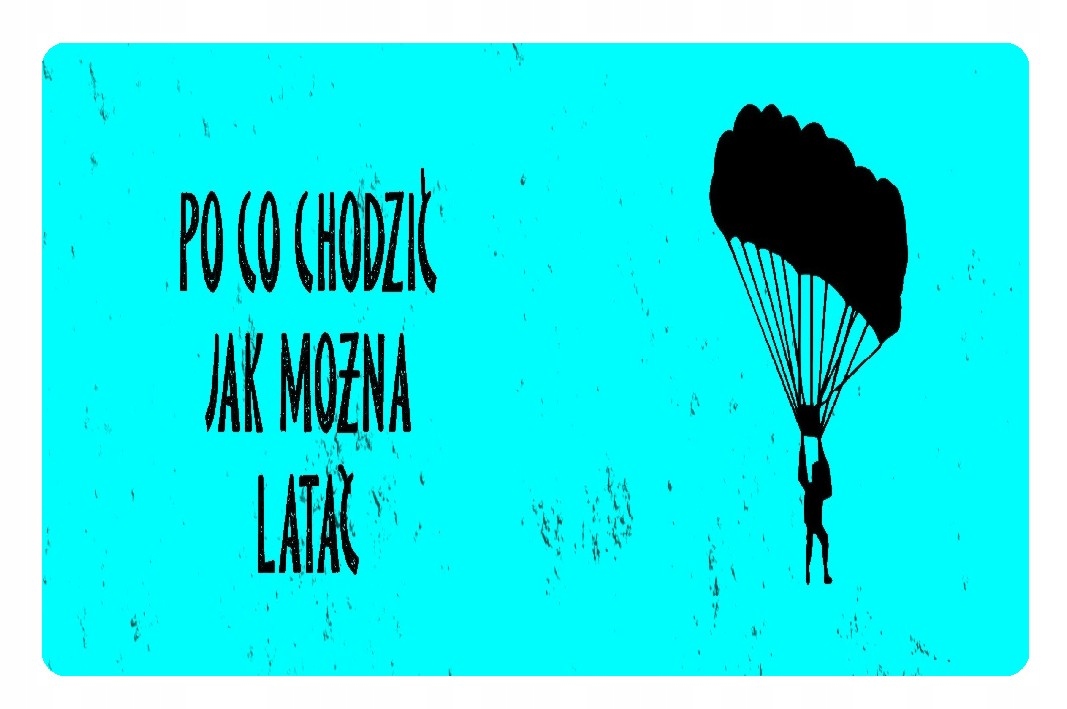 

Magnes na lodówkę born to fly lotnia spadochron