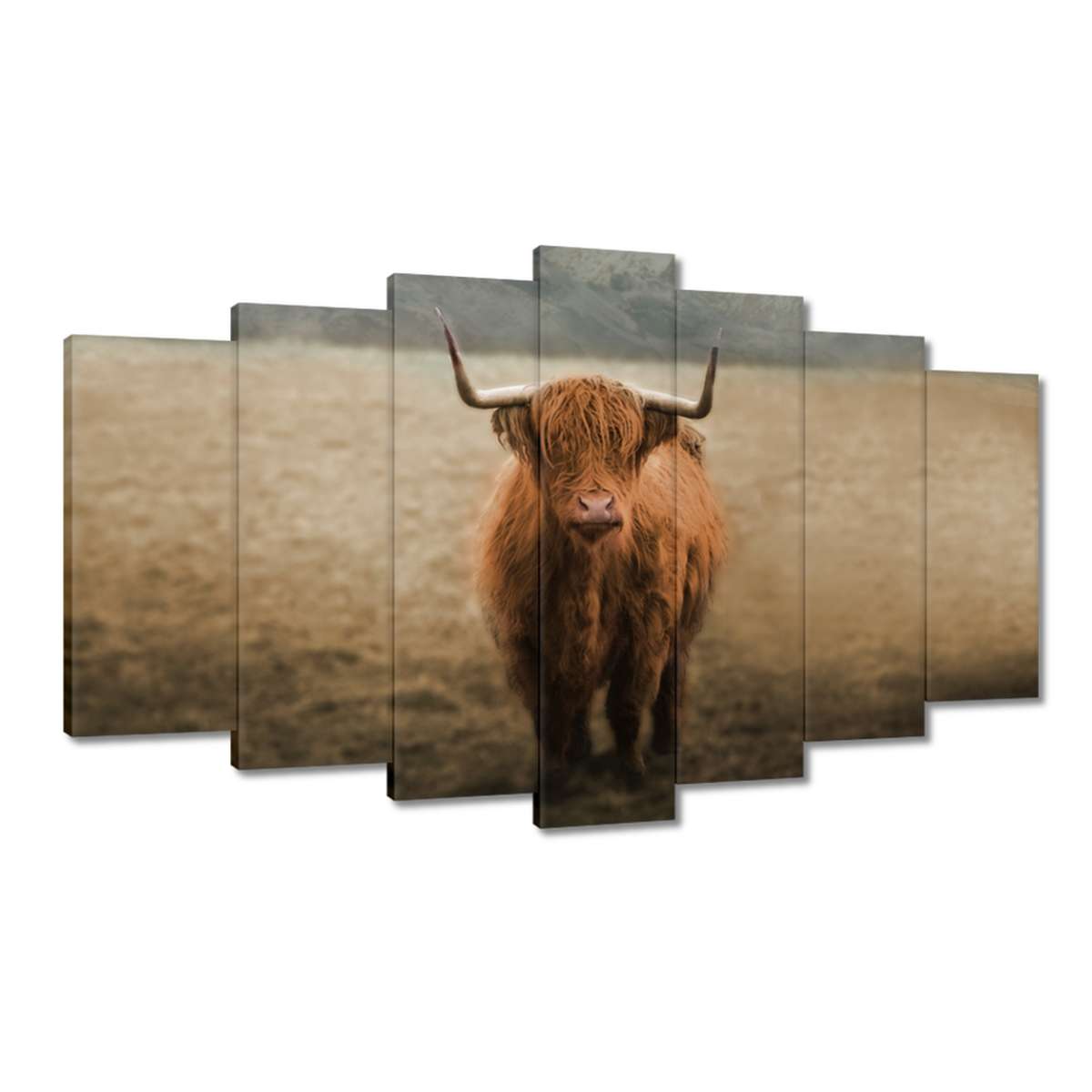Obrazy 140x80 Jako rohatý skot Rohy