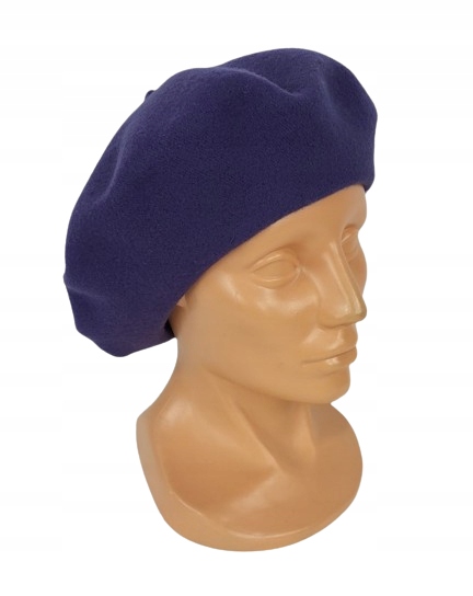 582 BERET FEZKO FIOLETOWY rozm. 11"