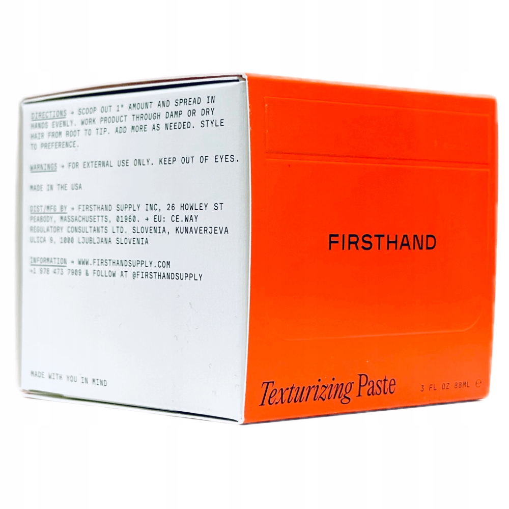 Pomada do włosów Firsthand TEXTURIZING CLAY 88ml Zapach drzewno-ziołowy