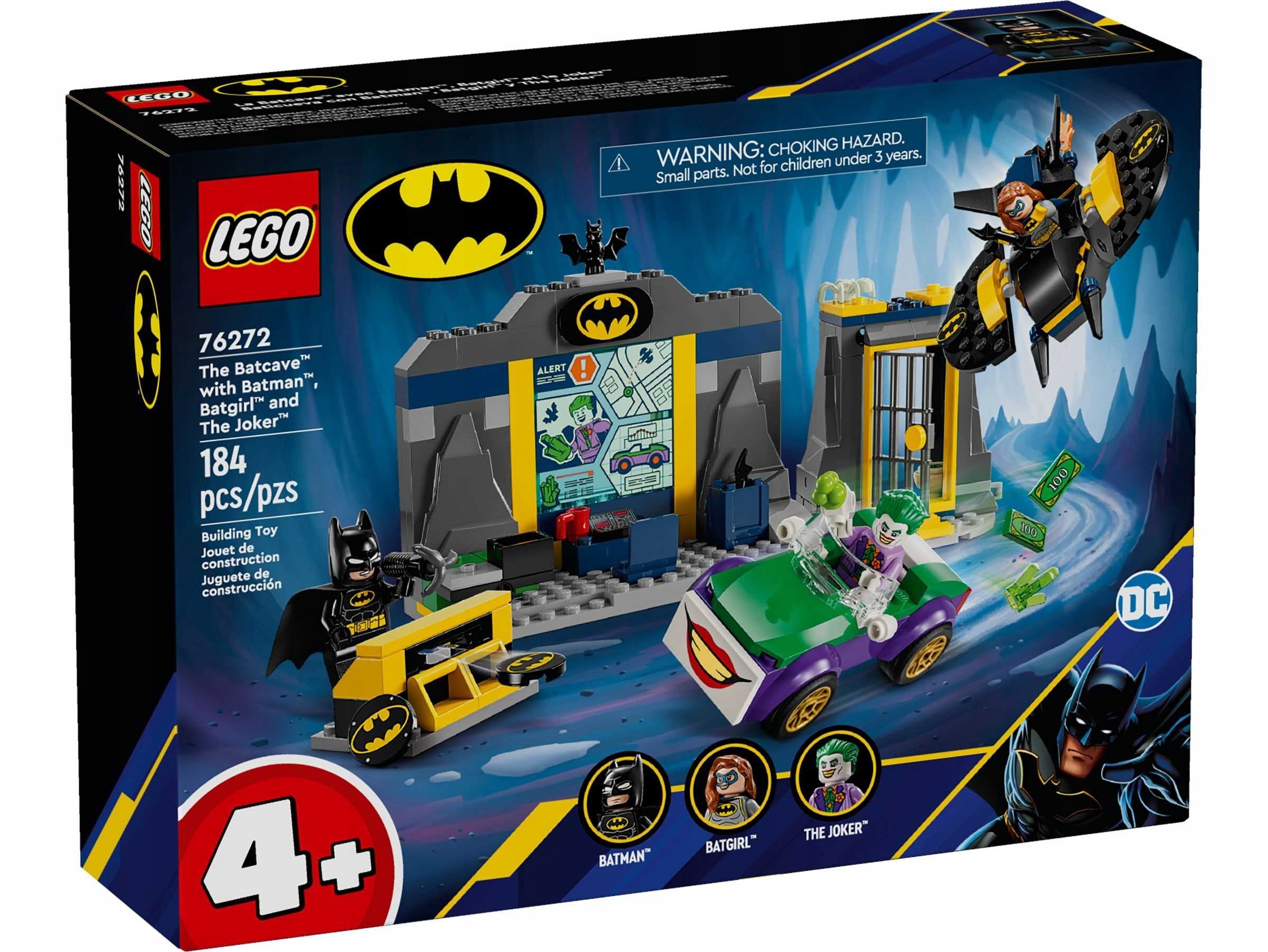 76272 Lego Batman Batmanova jeskyně s Batmanem, Batgirl a Jokerem