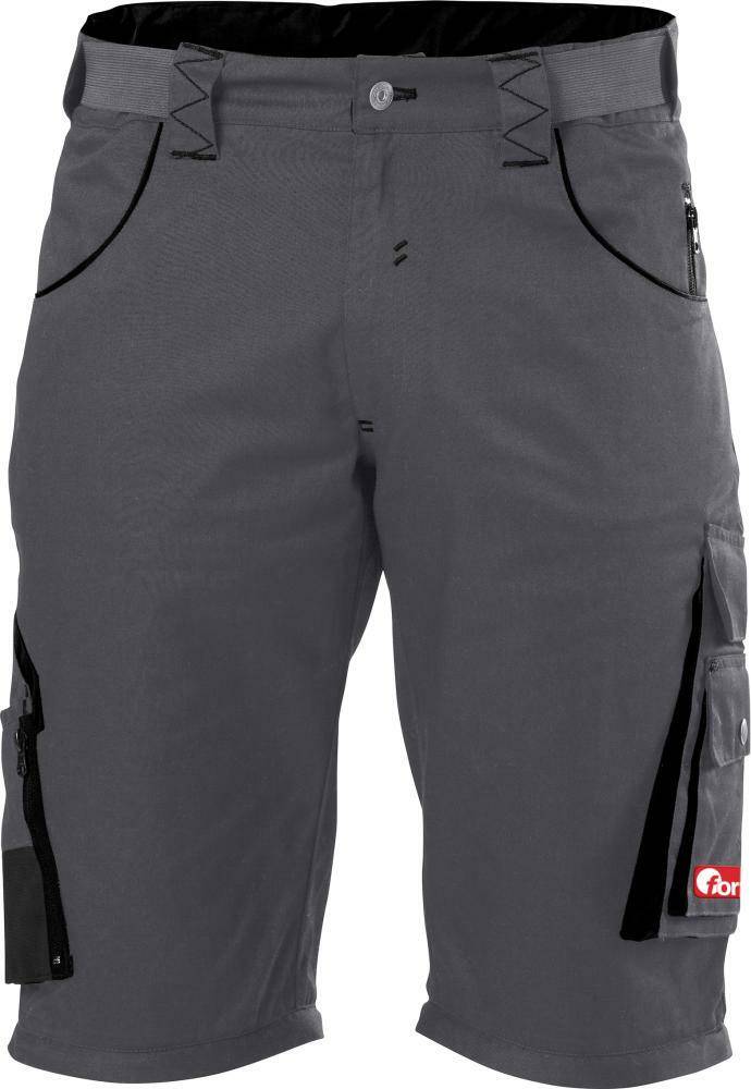Kalhoty bermudy 24 Fortis, tmavě šedá/černá barva